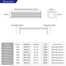 WeekAqua M Series PRO RGB+UV 3.0 25W LED light bar with 100mm extendable feature