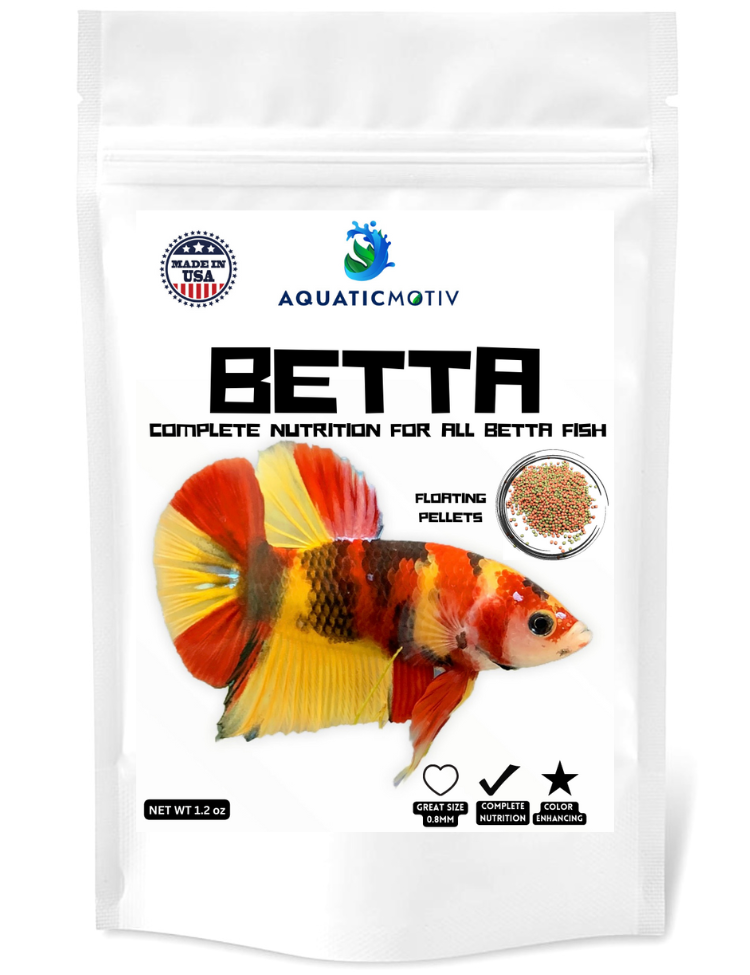 AquaticMotiv BETTA food 1.2 oz - AquaticMotiv