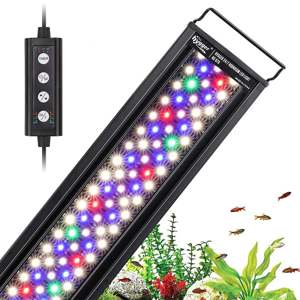 Hygger LED Full Spectrum Light 12" to 54" - AquaticMotiv